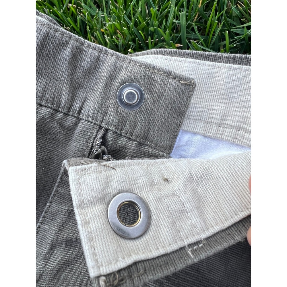 Columbia Mens Ridge Cloth Stonewashed Cotton Utility Shorts Gray 42 hiking - Picture 5 of 15